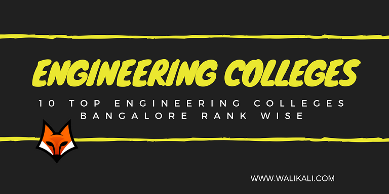 Top Engineering colleges Bangalore