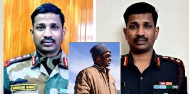 Colonel B Santosh Babu